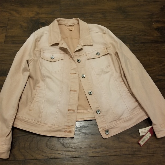 pink denim jacket target